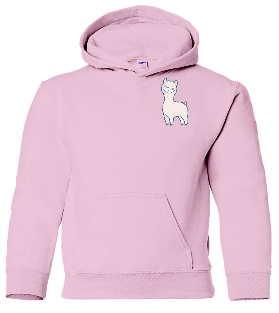 Happy Alpaca Hoodie (Pink)